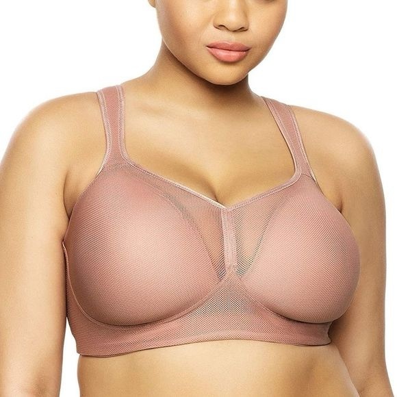Paramour Arnica Full Figure Bra Wire Free in Rose - Picture 1 of 6